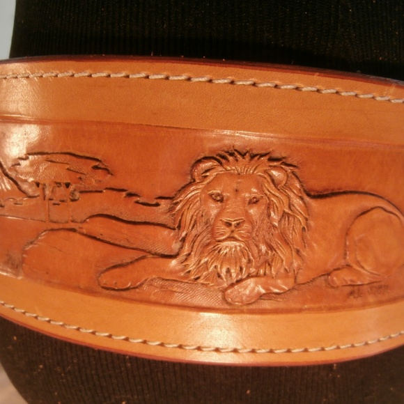 LEATHER SASH BELT